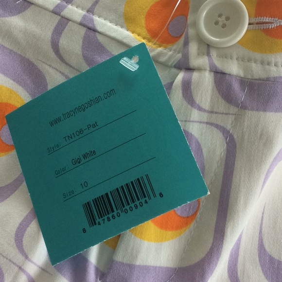 Tracy Negoshian Gigi white pat shorts - Picture 4 of 5